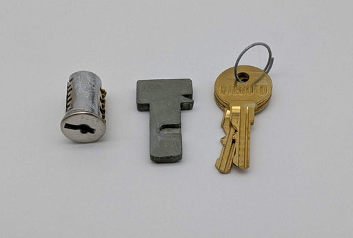 Diebold 31-018431 Undercounter Lock Core Kit w Bolt & 2 Keys Keyed 8004 1