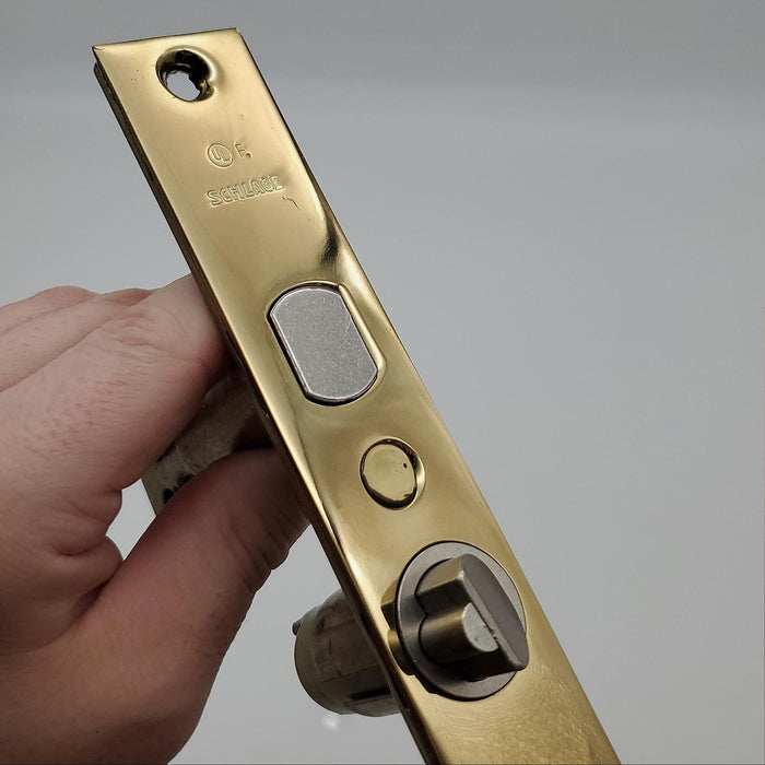 Schlage 17-004 Deadbolt Unit 2-3/8" BS Polished Brass for G Series Locksets 2