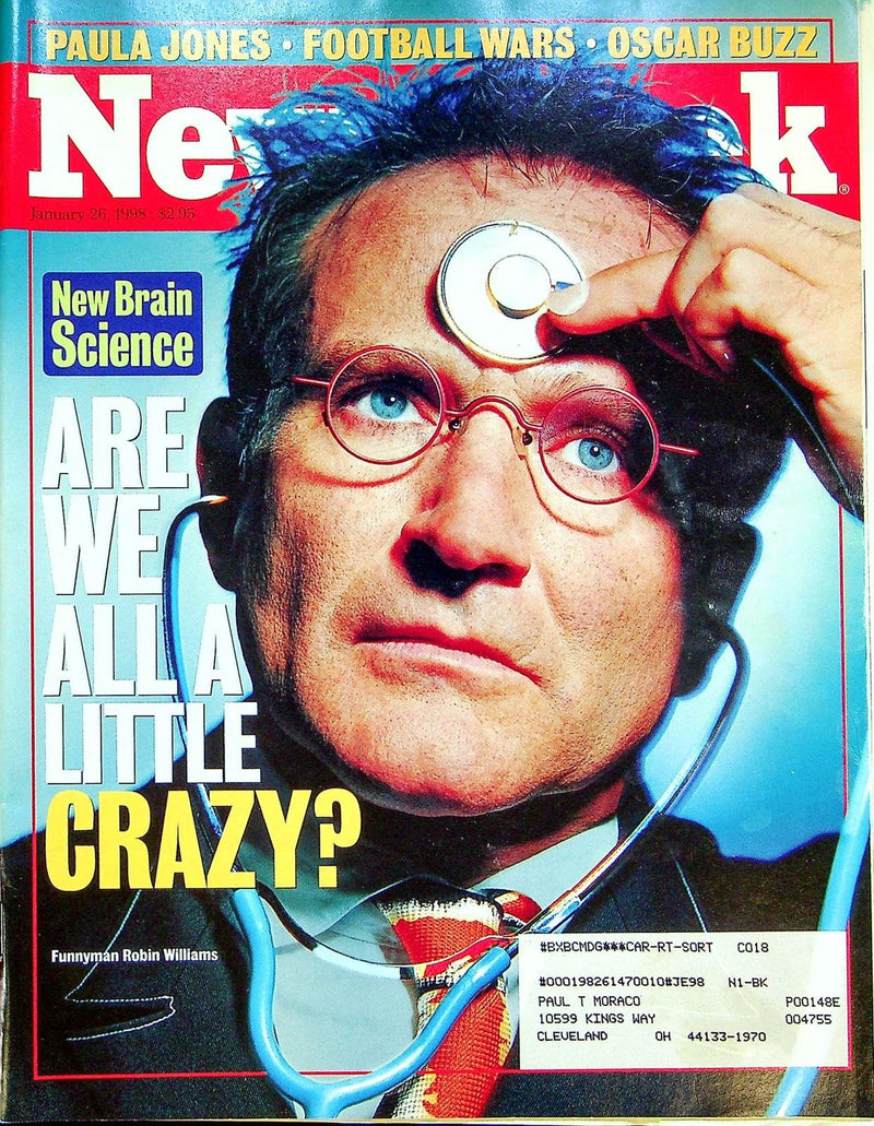 Newsweek Magazine January 26 1998 Paula Jones Bill Clinton Scandal Saddam Crisis 1