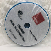 2pk Rupes 9.BW180H Coarse Blue Wool Pad 170mm - 6.75in Big Foot Polishing 2