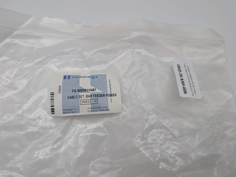 Hardinge FG 0003011I487 Bar Feeder Power Cable Set 10 Pin Receptacle to 4 Pin