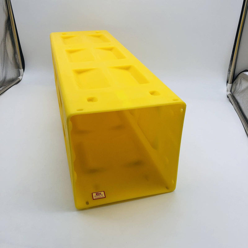 Zico PACSR-Y Plastic Quic-Storage Rack Yellow 24inx8inx8in PN 1090-300-105 10