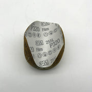 3M Hookit 00959 Gold Film Disc 5in x NH P320 255L Hook and Loop AO 100/bx 5