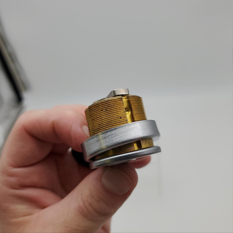 Schlage Mortise Cylinder 1-1/8"L Satin Chrome 1248 Keyway 0 Bit 20-001-626-118 5