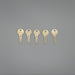 5x Yale RN13-1/2 Key Blanks JD Keyway Nickel Silver 5 Pin NOS 3