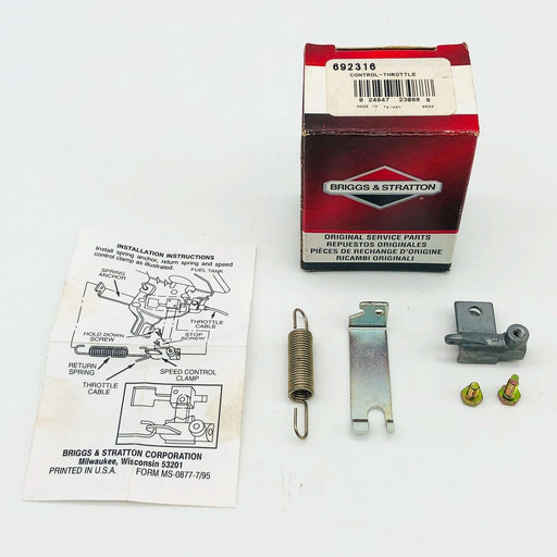 Briggs and Stratton 692316 Throttle Control OEM NOS Replaces 492342 1