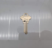 5x Ilco 1537 Key Blanks for Some Clopay Overhead Door Locks Nickel Plated 1