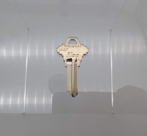 5x Ilco 1537 Key Blanks for Some Clopay Overhead Door Locks Nickel Plated 1