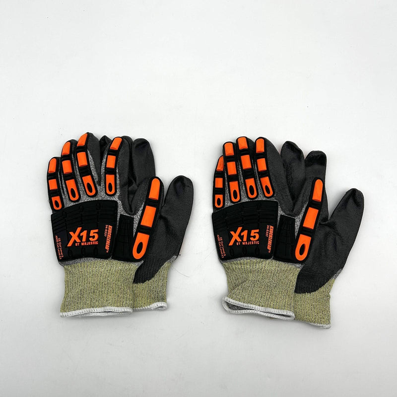 Majestic Glove 34-5337 Cut Resistant Glove 2XL Impact Made With Dyneema 2 Pairs 8