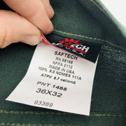 Saf-Tech PNT1485 Pants Flame Resistant 36x32 NomexIIIA 6.0oz Spruce Green No Tag 2