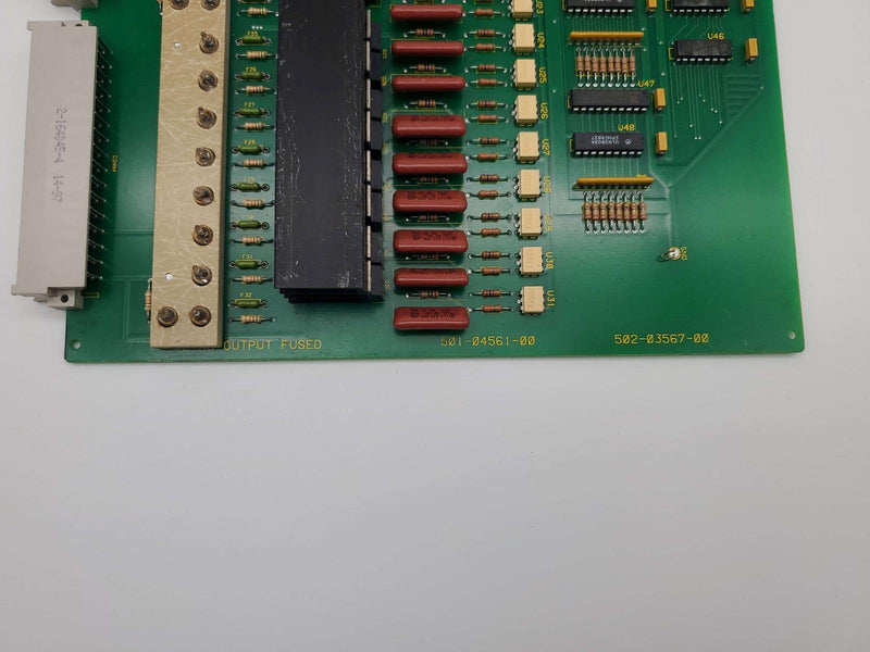 Giddings & Lewis 502-03567-00 32 AC Output Fused Board 501-04561-00 8000 Series 2