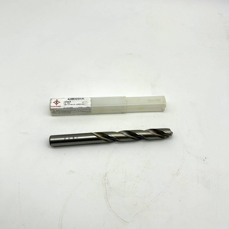 Cle-Line C62918 Jobber Length Drill Bit 1898 15mm 2 Flutes RH Bright HSS