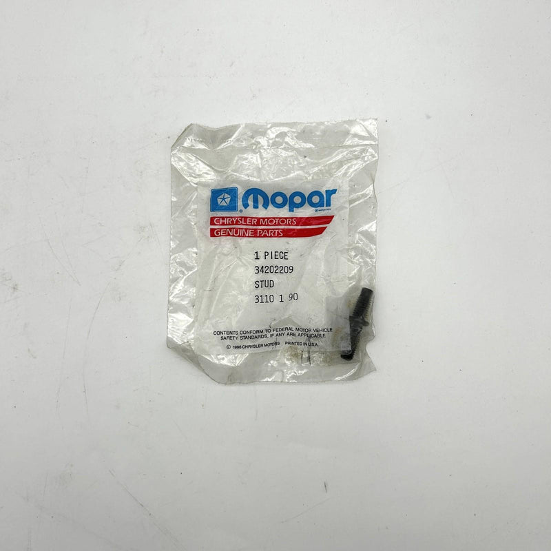 Mopar 34202209 Stud for Bucket Seats Track OEM NOS 88-90 Jeep Loose No Pkg