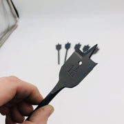 Cle-Line C17113 Power Wood Bore Bit Spade 1-1/8 x 6in Black Oxide 1823 HSS 6pk 3