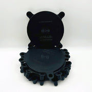 Essentra 3008A Studded Raised Face Flange Protector 8in Black Quickfit Pk of 10 10