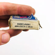 NSK 06002-06001 Bearing OEM NOS 6001ZZCE C SRIS Open 8