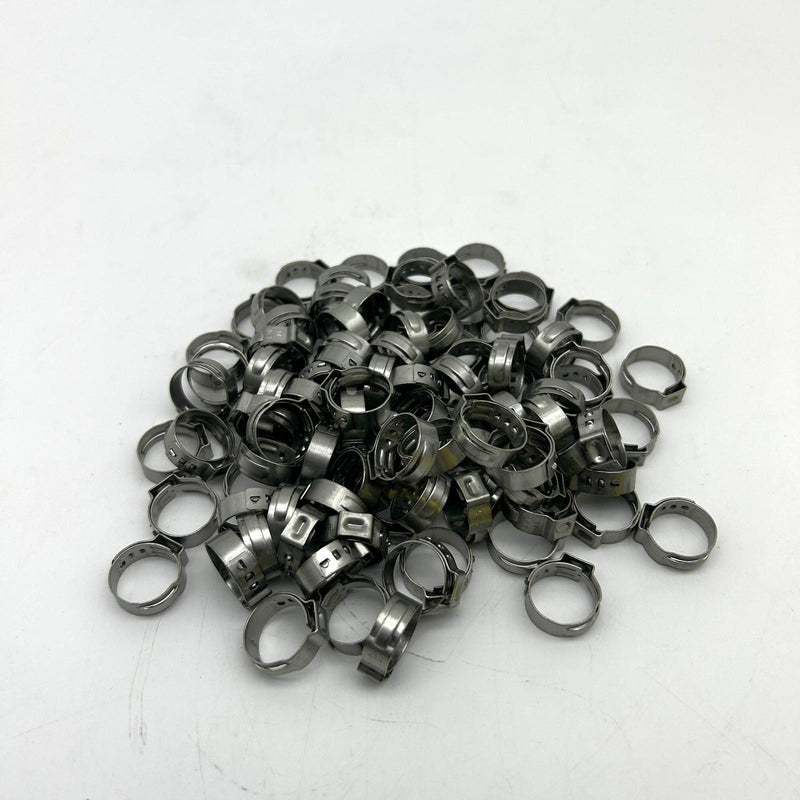 Oetiker 16700017 Stepless Ear Clamp 15.7-706R Stainless Steel Package of 95