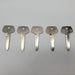 5x Taylor T80R Key Blanks Toyota Master Celica, Corolla & More Nickel Plated NOS 3