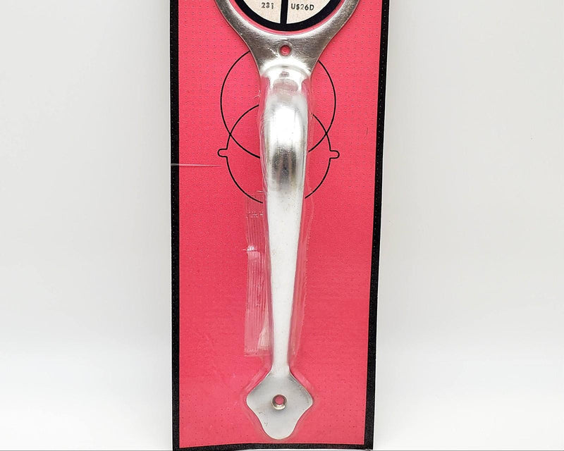 Kwikset Escutcheon Handle & Deadbolt Trim Satin Chrome 12" Long Vintage NOS 3