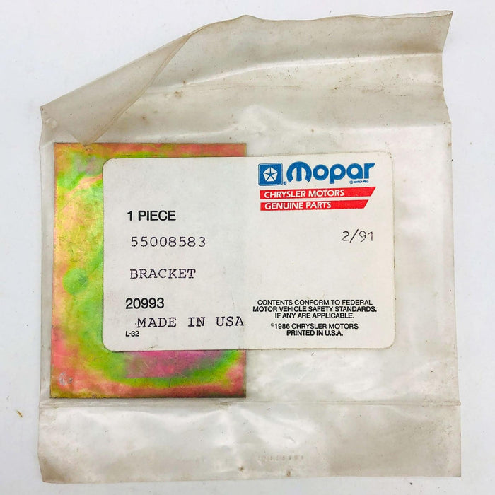 Mopar 55008583 Bracket for Extension Fenders OEM NOS 88-90 Jeep Wrangler YJ 1