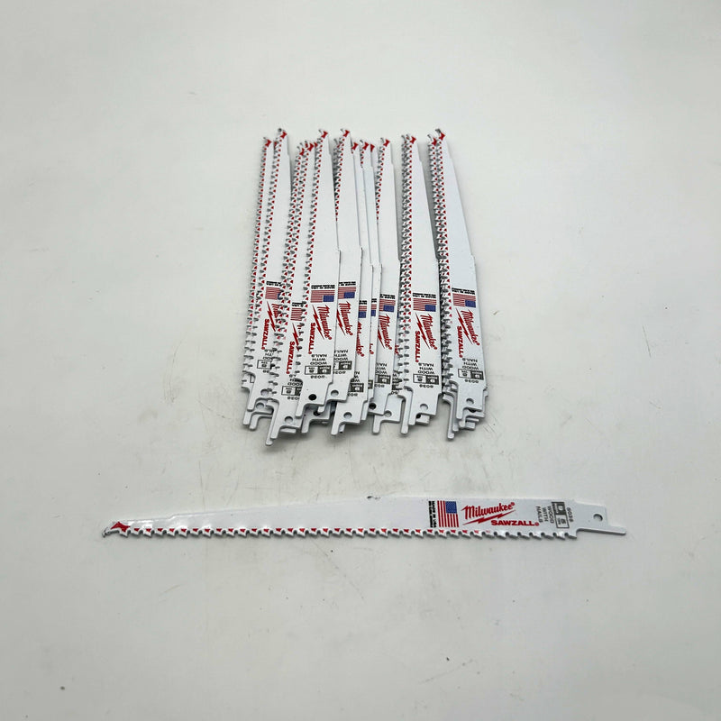 Milwaukee 48-01-6036 Super Sawzall Blades 5 TPI 9" Reciprocating Saw Lot of 23