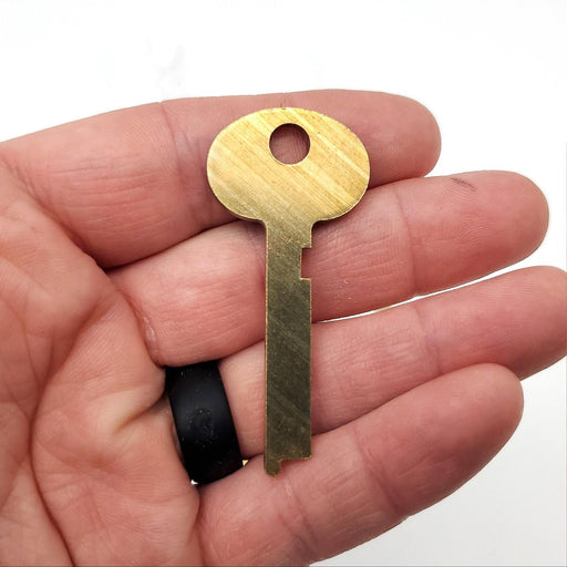 10x Ilco 1387 Guard Key Blanks Safe Deposit Box 0.080" T 0.280" W Nickel Silver 2