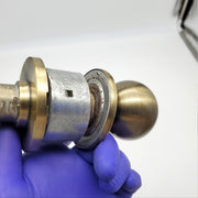 Schlage Door Knob Privacy Lock Antique Brass ORB 2-3/8" Backset A40S 609 5