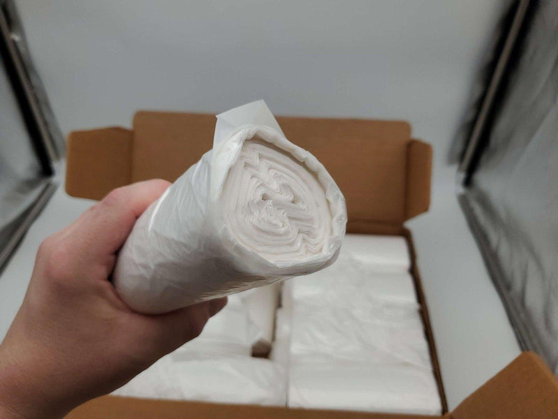 Versapro 12-16 Gallon Garbage Bag Can Liners 24in x 33in 6 Micron Pack of 1000 2