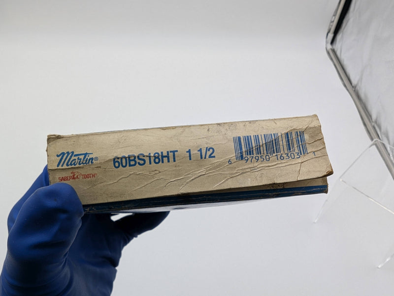 Martin 60BS18HT 1 1/2 Roller Chain Sprocket 1-1/2" Bore 18 Teeth 3/4" Pitch 4