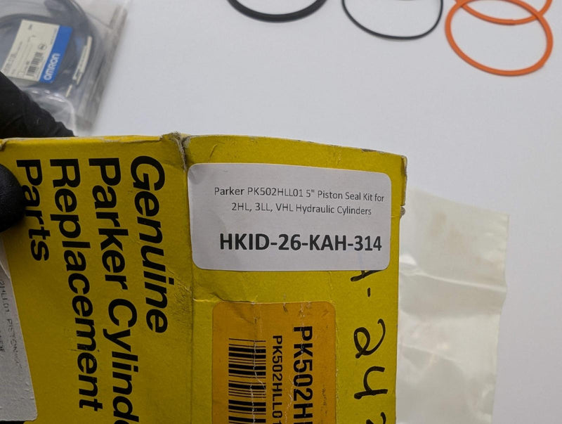 Parker PK502HLL01 5" Piston Seal Kit for 2HL, 3LL, VHL Hydraulic Cylinders 3