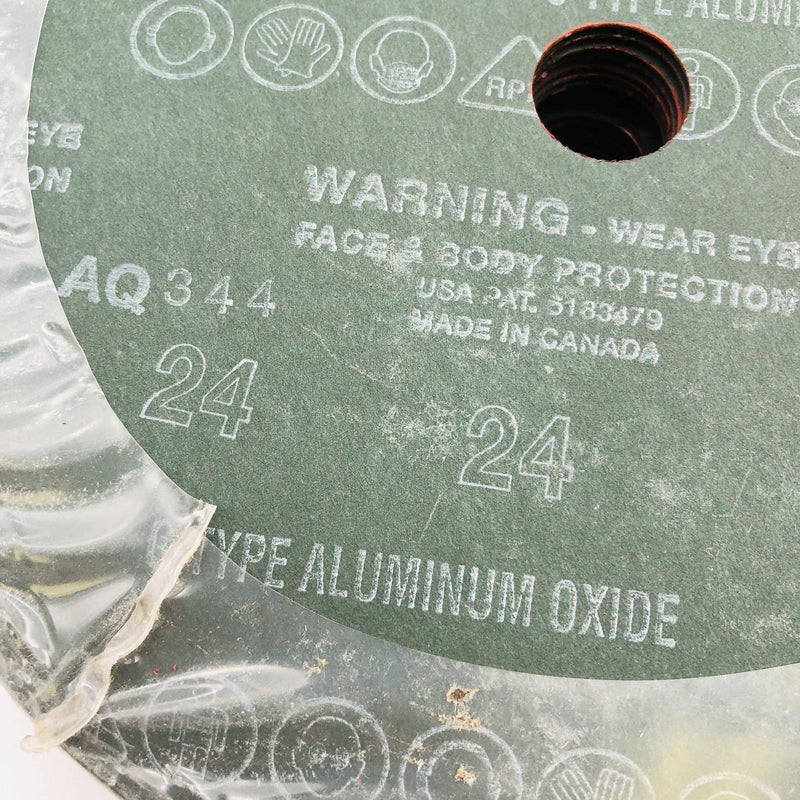 Resin Fibre Discs Type C 9" x 7/8" 24 Grit AL/Ox Abrasives South 02678 25pk 8