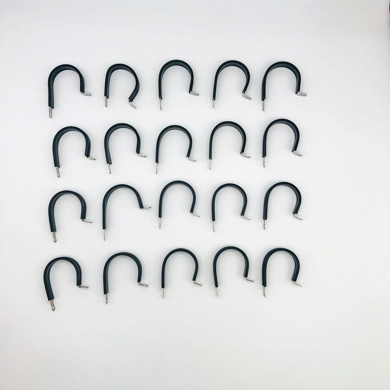 20x Umpco S325SSG24 Cable Clamp 1-1/2" Stainless Steel 1/2" Wide Partial EPDM 8