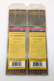 Techniweld Tungsten Electrodes 3/32" x 7" TU15L0937 1.5% Lanthanated Pack of 20 1