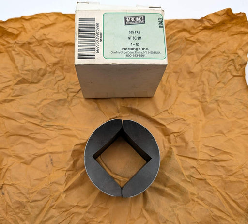 Hardinge B25 1-1/2" Square Smooth Collet Pads 2-Segment for B-Series Collet 1