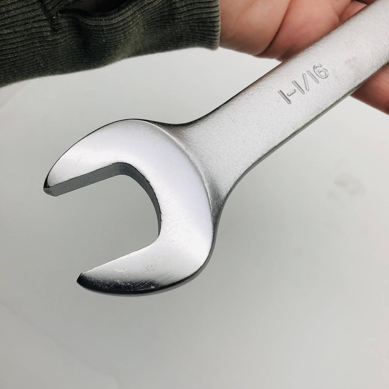 Williams 11134 Combination Wrench 1-1/16 12pt Standard Satin Chrome 14-1/4" OAL 4