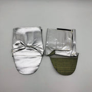 National Safety Apparel L09NJNJVCFSXL Silver Spats XL Hook Loop Aluminized OPF 8