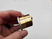 Yale 1-1/8" Mortise Cylinder Lock 6 Pin PC Keyway Satin Chrome 0-Bitted 2153 4