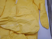 Dupont Tychem 2000 Hazmat Coverall Suit XL Hooded Socks Yellow QC122TYLXL000400 5