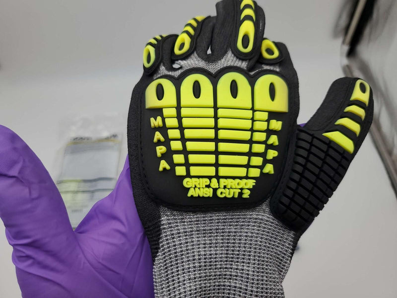 Mapa Exonit 535 Impact & Cut Resistant Work Gloves Medium Oil Repellant 2 Pair 4