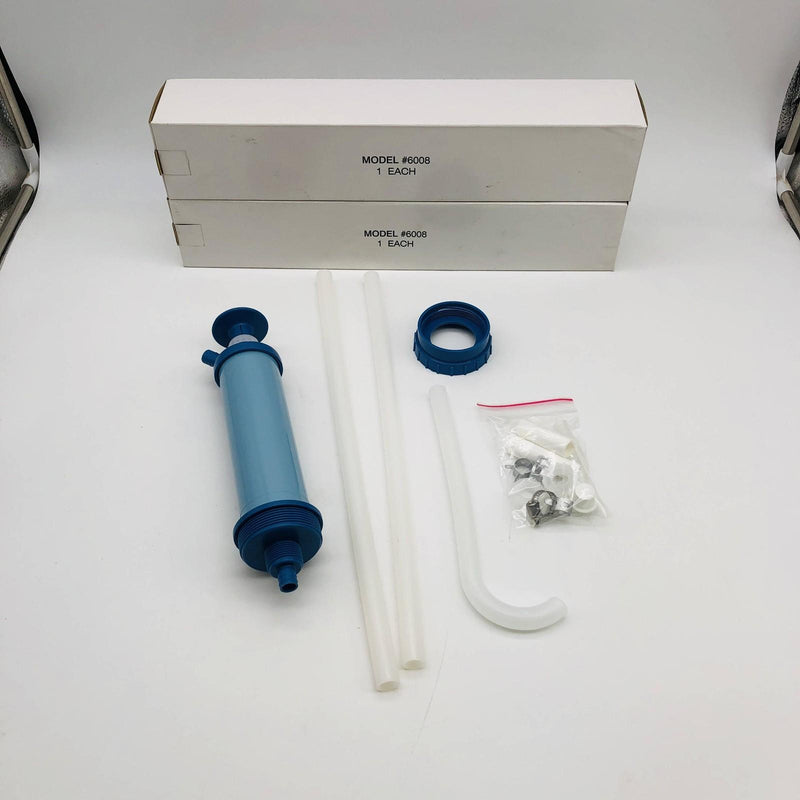 2x Plastic Drum Pump for 5 to 55 Gallon Drums Adjustable Hand Vestil Model 6008 9