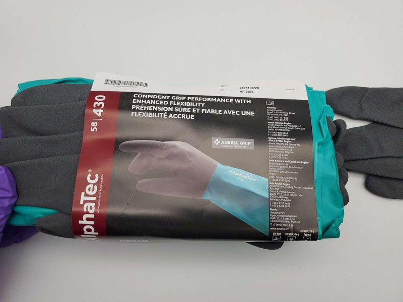 Alphatec Chemical Resistant Gloves XXL / 11 58-430 13" Long Oil Repellant 12 PRS 5