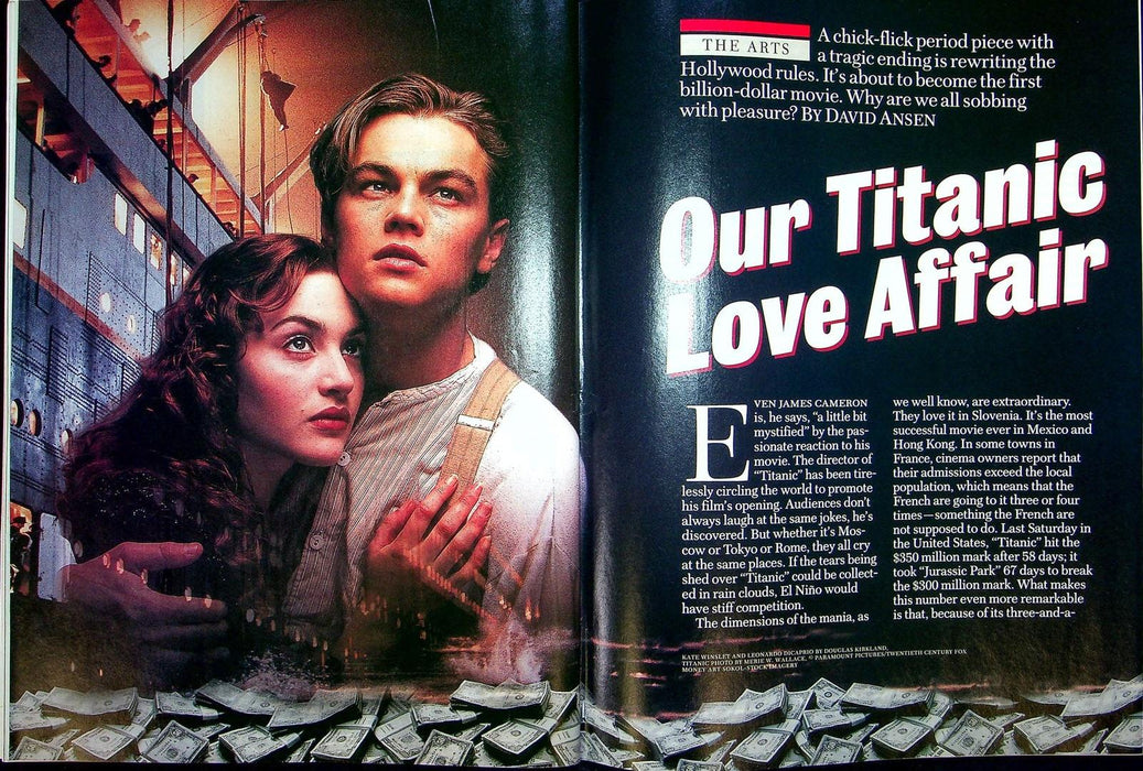 Newsweek Magazine March 23 1998 Monica Lewinsky Clinton Starr Titanic Debut 5