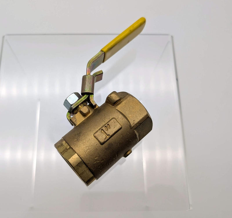 Parker VVP500P-16 Brass Ball Valve 1" NPT 250 PSI PTFE Seat 1