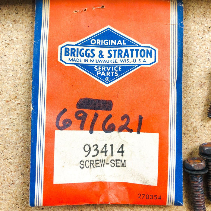 Briggs and Stratton 93414 Screw Hex Head OEM NOS Superseded 691621 2