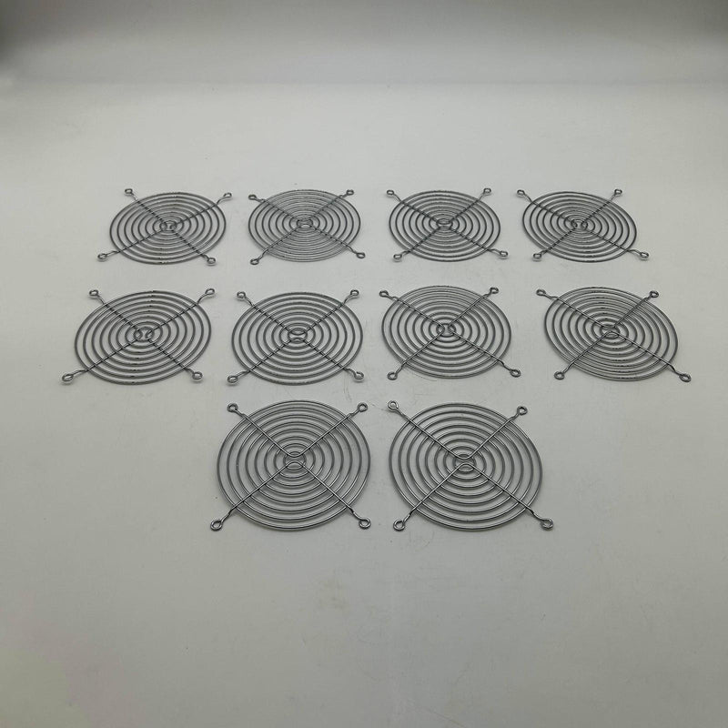 Qualtek Electronics 08170 Fan Guard SAE 1008 4.5 in. Nickel Chrome Series 8 10pk 11