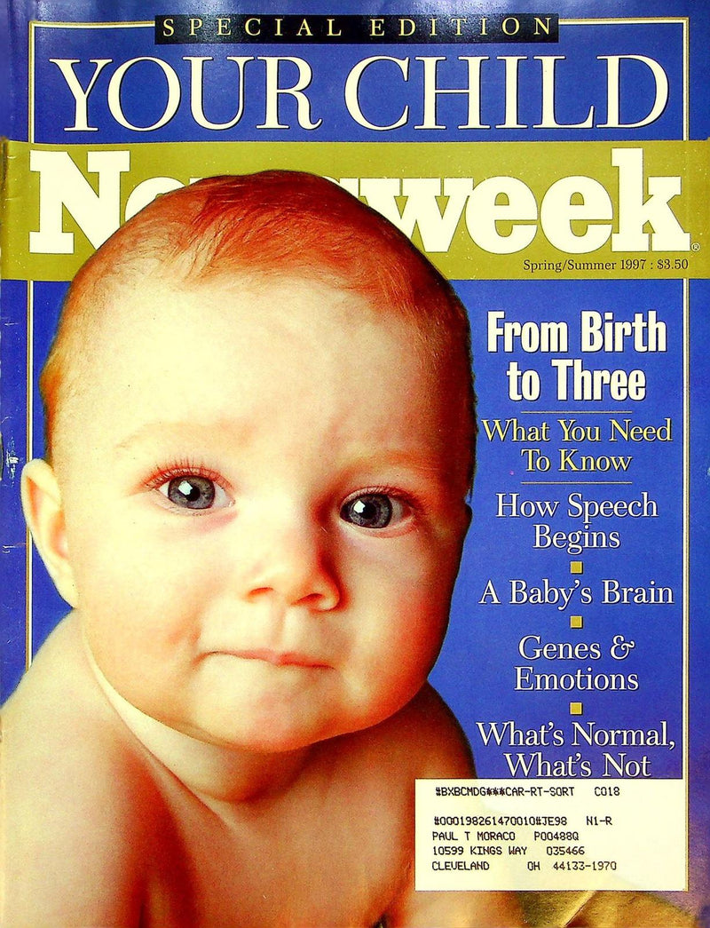 Newsweek Magazine Spring Summer 1997 Children Babies 1990s Hillary Clinton Essay 1