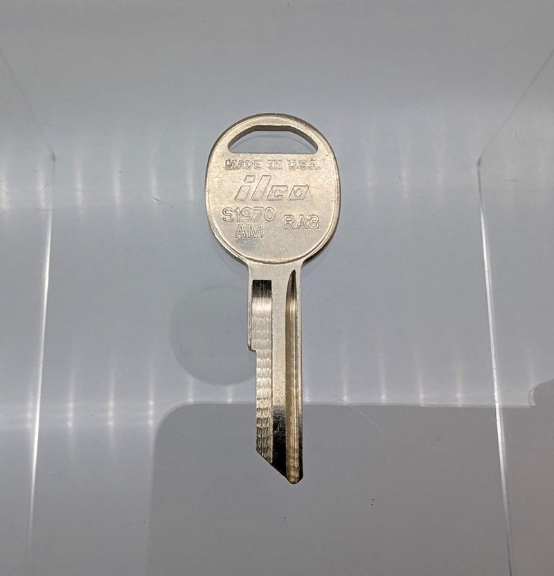 10x Ilco S1970AM Key Blanks for Some Older AMC, Jeep, & Renault Vehicles