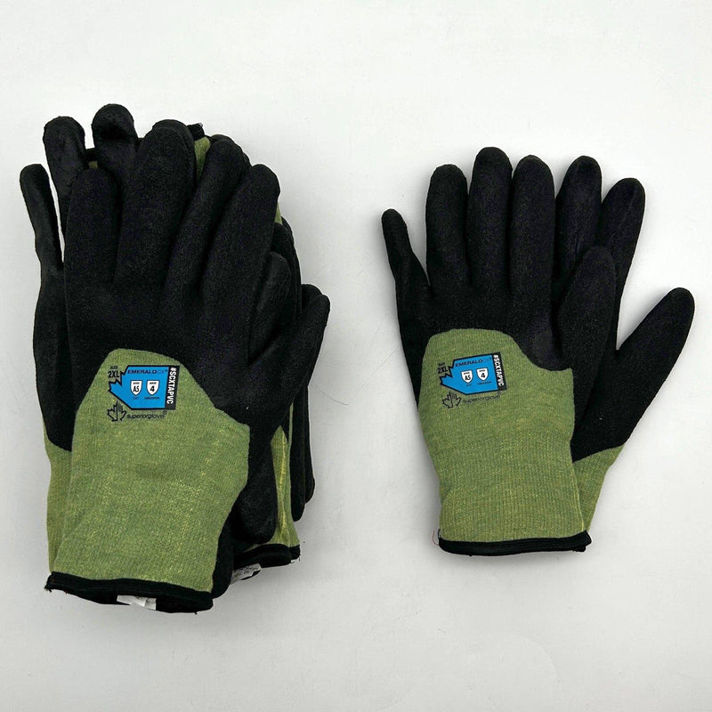 Superior SCXTAPVC Cut Resistant Glove 2XL Emerald CX Cut A5 PVC Palm 6 Pairs 1