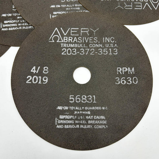 Avery Abrasives 56831 Cut-Off Wheel 10in x .062 x 1-1/4 Arbor 3630 RPM 5pk 2
