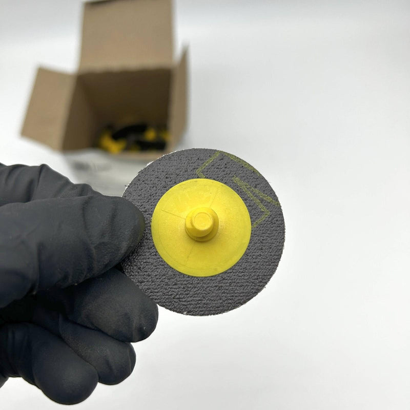 3M Roloc 22401 Sanding Disc 2in TR 361F 80 Grit Medium AO 25000 Max RPM 30pk